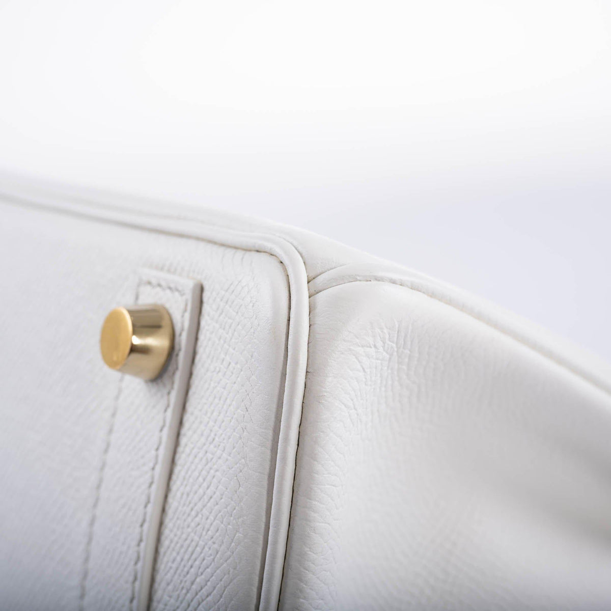 Hermes Birkin 25 White Epsom with Gold Hardware