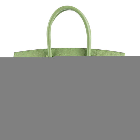 Hermes Birkin 30 Sellier Vert Criquet Madame Grain Palladium Hardware