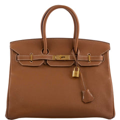 Hermes Birkin 35 Gold Togo Gold Hardware - Square O