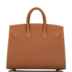 Hermes Birkin Sellier 25 Gold Veau Madame Gold Hardware