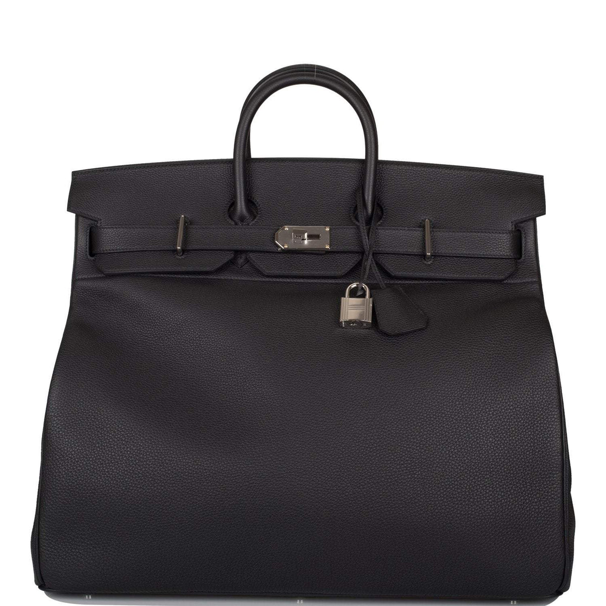 Hermes Black Togo HAC Birkin 50cm Palladium Hardware