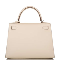 Hermes Nata Verso Epsom Sellier Kelly 28cm Palladium Hardware