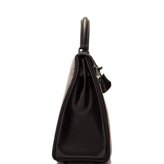 Hermes SO Black Box Retourne Kelly 32cm Black Hardware