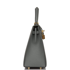 Hermes Vert Amande Epsom Sellier Kelly 25cm Gold Hardware
