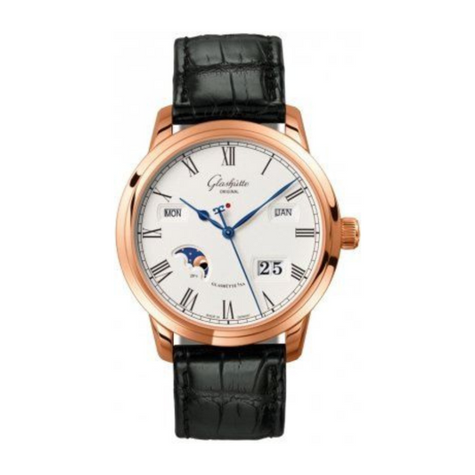 Glashutte Original Senator Perpetual Calendar Mens Watch 100-02-22-05-05