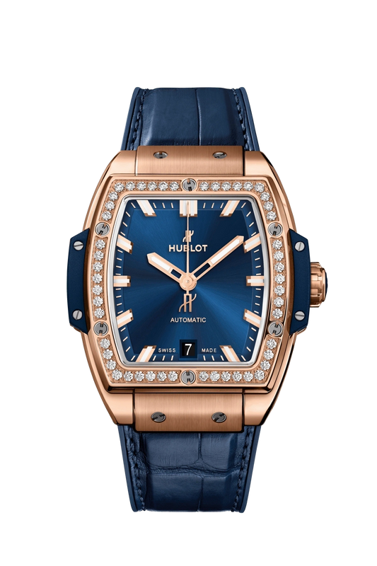 Hublot Spirit of Big Bang 39mm King Gold Blue Diamonds
