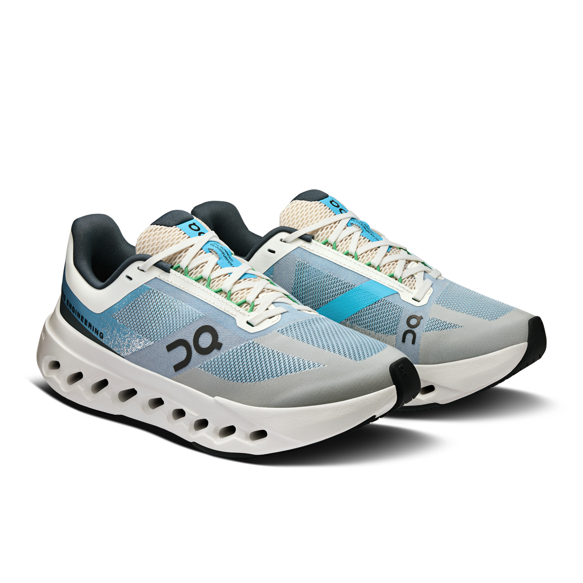 On Running Women's Cloudsurfer Next Wide Shoes - Niagara / White