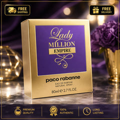 Paco Rabanne Lady Million Empire Eau de Parfum Spray for Women 2.7 fl oz