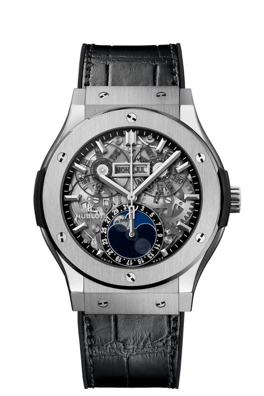 Hublot Classic Fusion 45mm Aerofusion Moonphase Titanium
