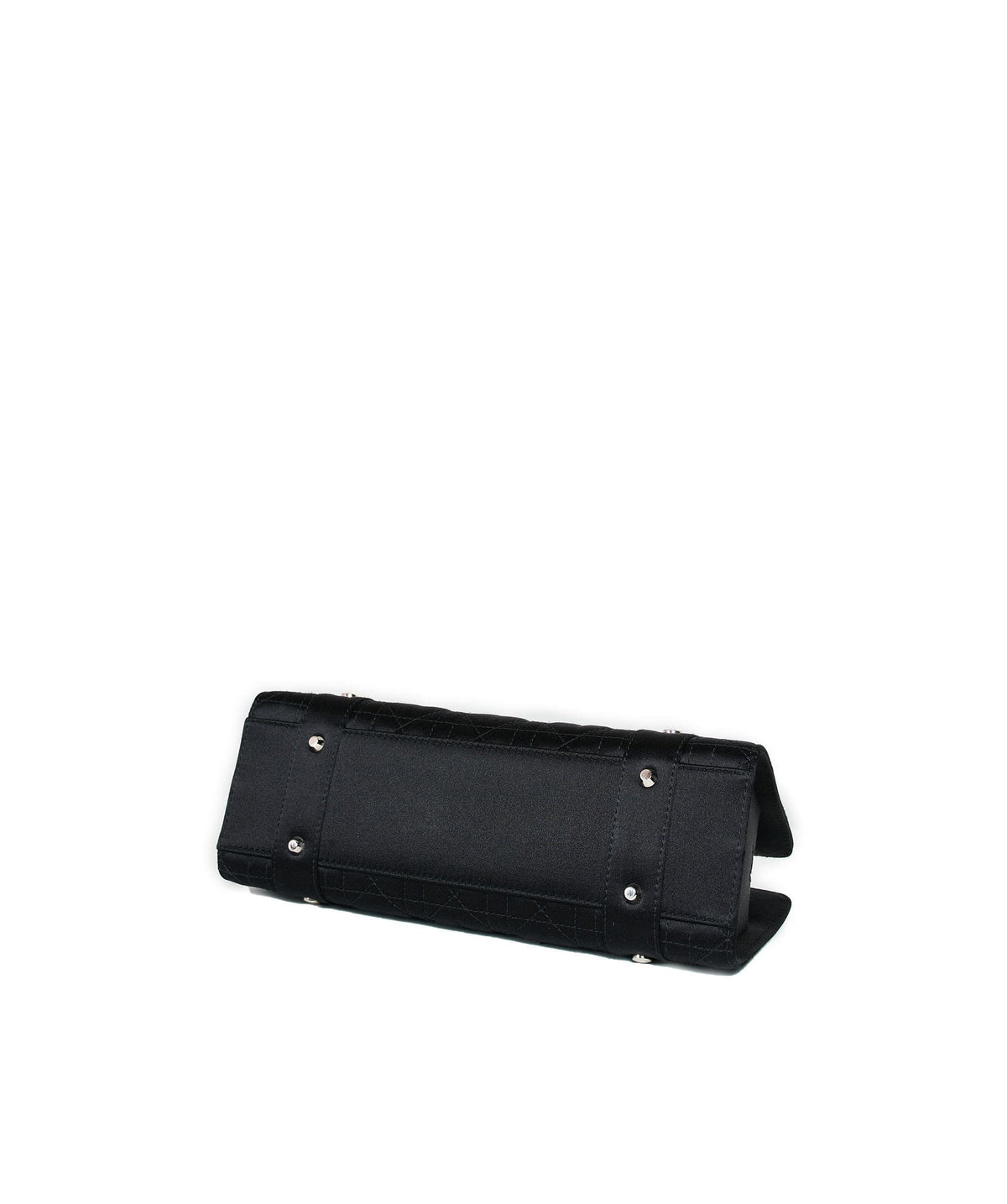 Christian Dior Black Cannage Top Handle Bag GHW  AGL1036