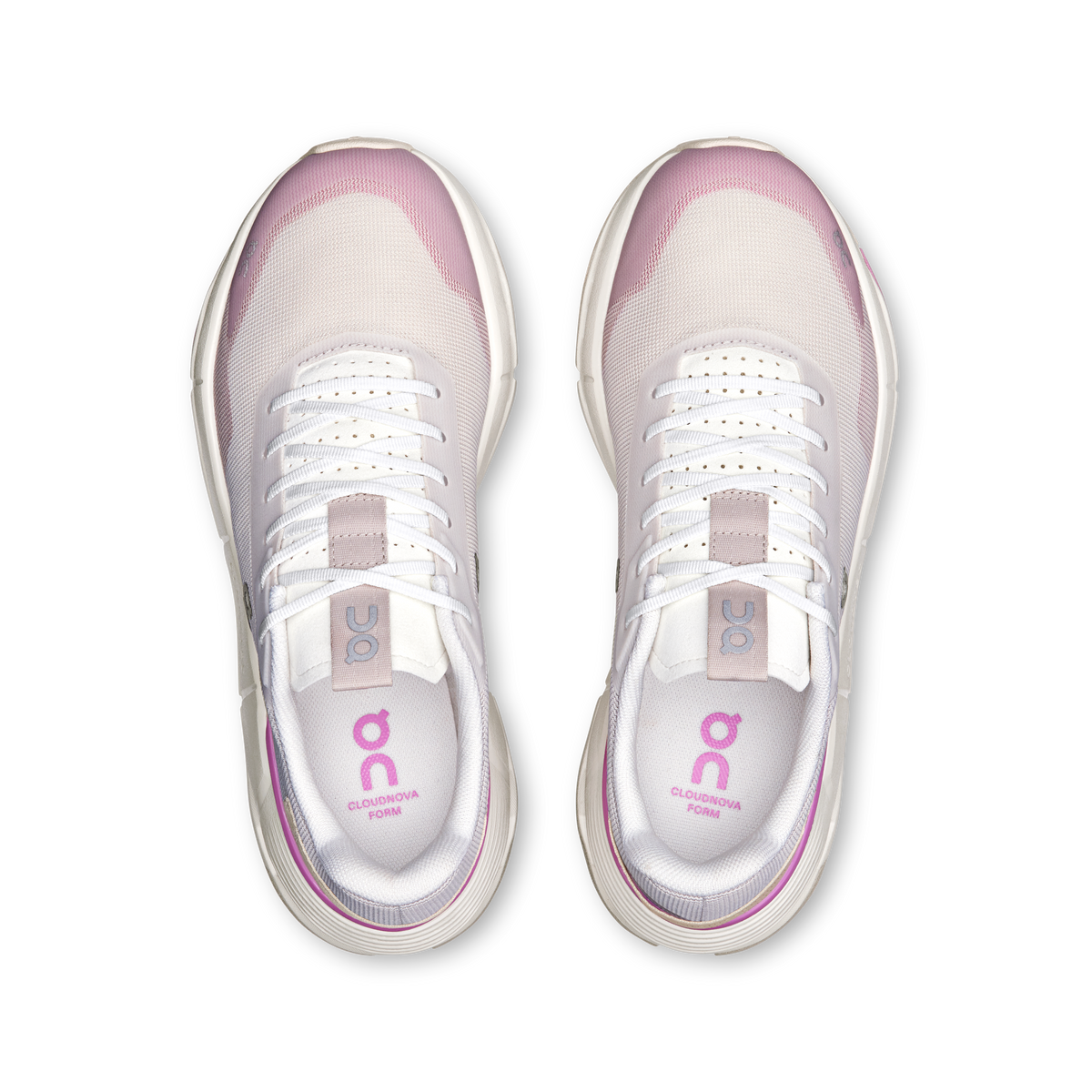 On Running Women's Cloudnova Form 2 Shoes - Pearl / Raspberry