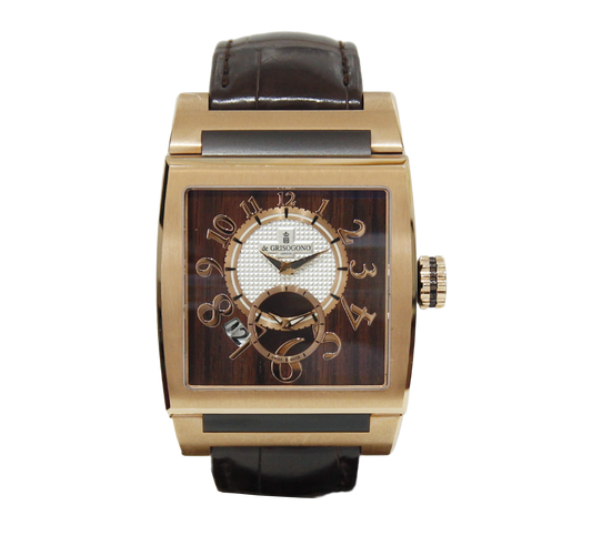 De Grisogono Uno DF XL Dual Time Rose Gold