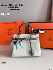 Genuine leather Hermes Kelly bag