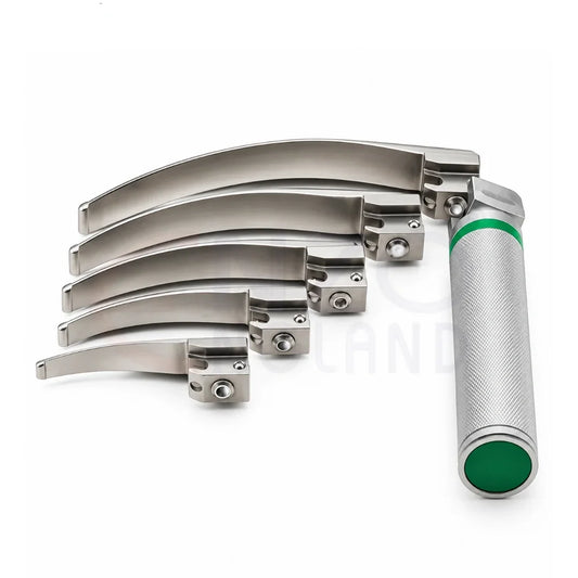 Macintosh Fiber Optic Laryngoscope Set