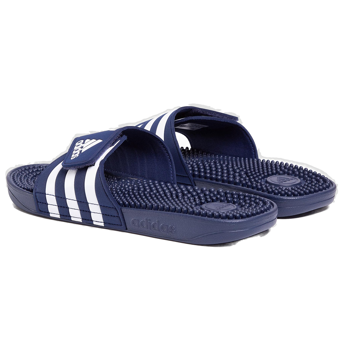 Adidas Men's Adissage Slides - Dark Blue / Cloud White / Dark Blue