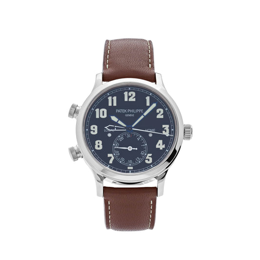 Patek Philippe Calatrava 5524G-001 'Pilot' Travel Time White Gold (2023)