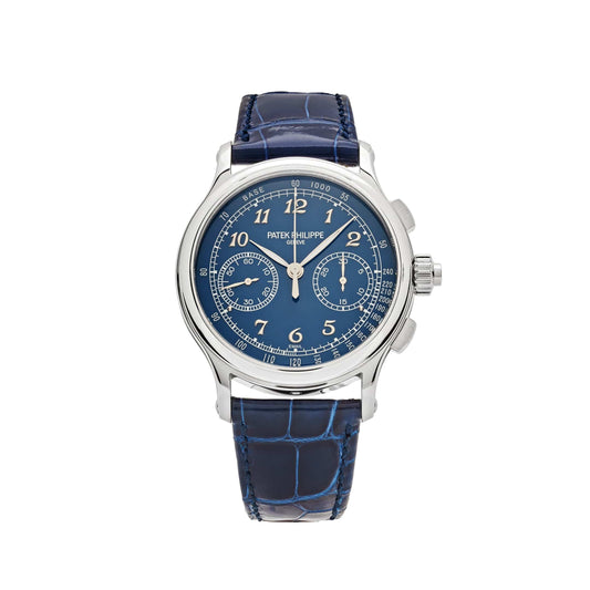 Patek Philippe Grand Complications 5370P-011 Split-Seconds Chronograph Platinum Blue Dial