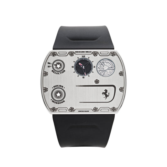 Richard Mille RM UP-01 Ferrari Ultraflat Titanium Silver Dial Limited Edition