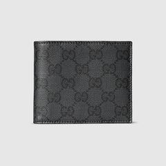 Gucci Essence Classic bi-fold wallet - black GG canvas