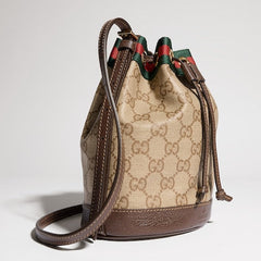 Mini bucket bag with Web