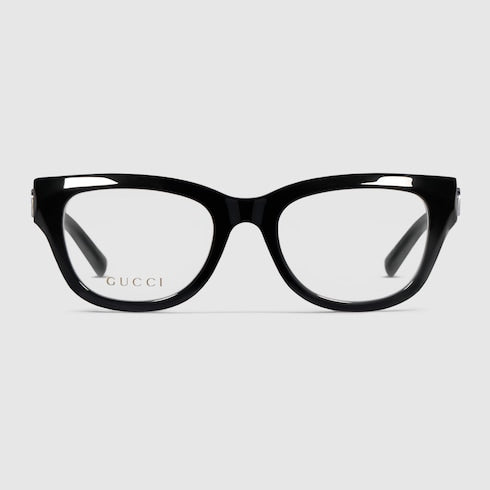 Geometric optical frame - black