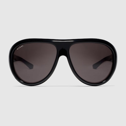 Pilot frame sunglasses - black