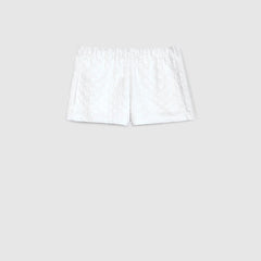 GG jersey jacquard shorts - white