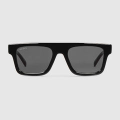 Square-frame sunglasses - black