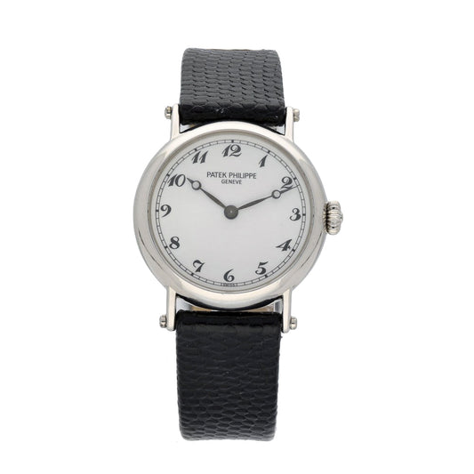 Patek Philippe Calatrava Officer 18ct White Gold Ladies Watch 4860G