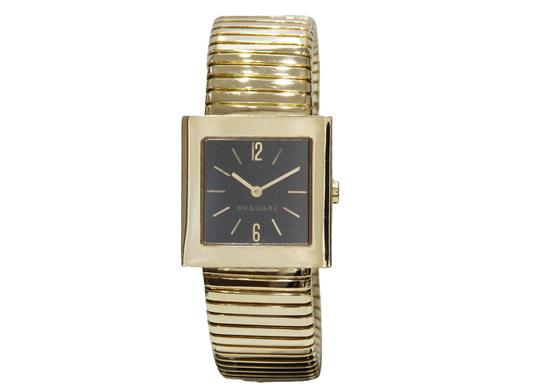Bulgari Tubogas Quadrato Yellow Gold Watch 29mm